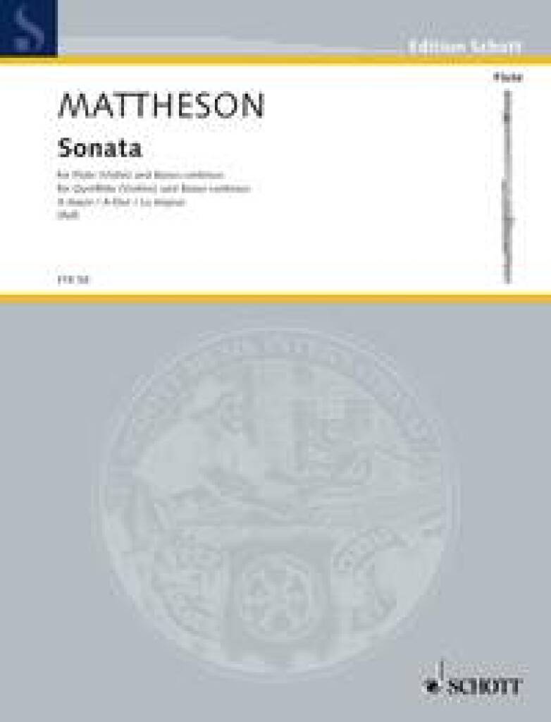 Knjiga SONATA A MAJOR JOHANN MATTHESON