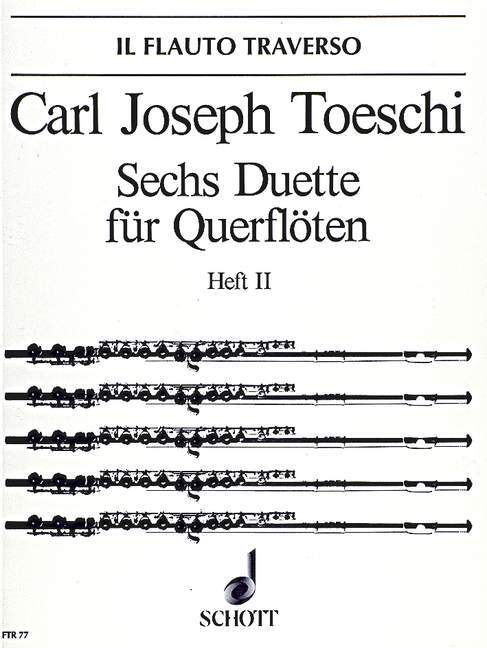 Tiskani izdelki DUETTEN(6) 2 FLUTE TRAVERSIERE CARL JOSEPH TOESCHI
