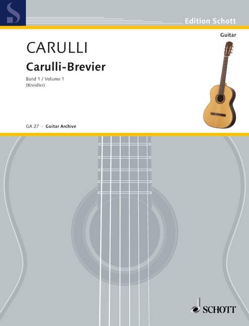 Pubblicazioni cartacee AUSGEWAHLTE WERKE 1 GUITARE FERDINANDO CARULLI