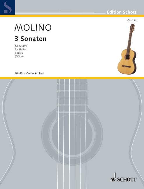 Tiskani izdelki SONATEN(3) OPUS 6 GIT. GUITARE FRANCESCO MOLINO