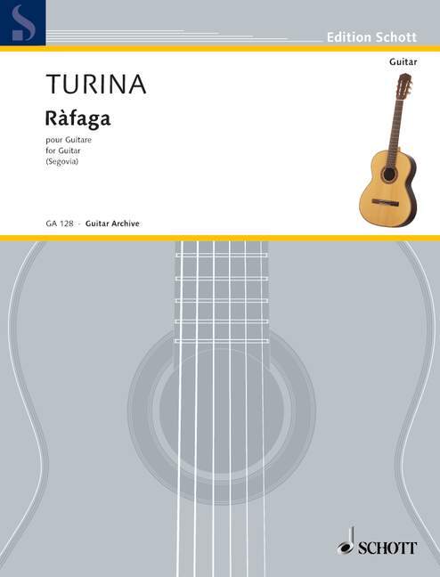 Drukwerk RAFAGA GUITARE JOAQUIN TURINA
