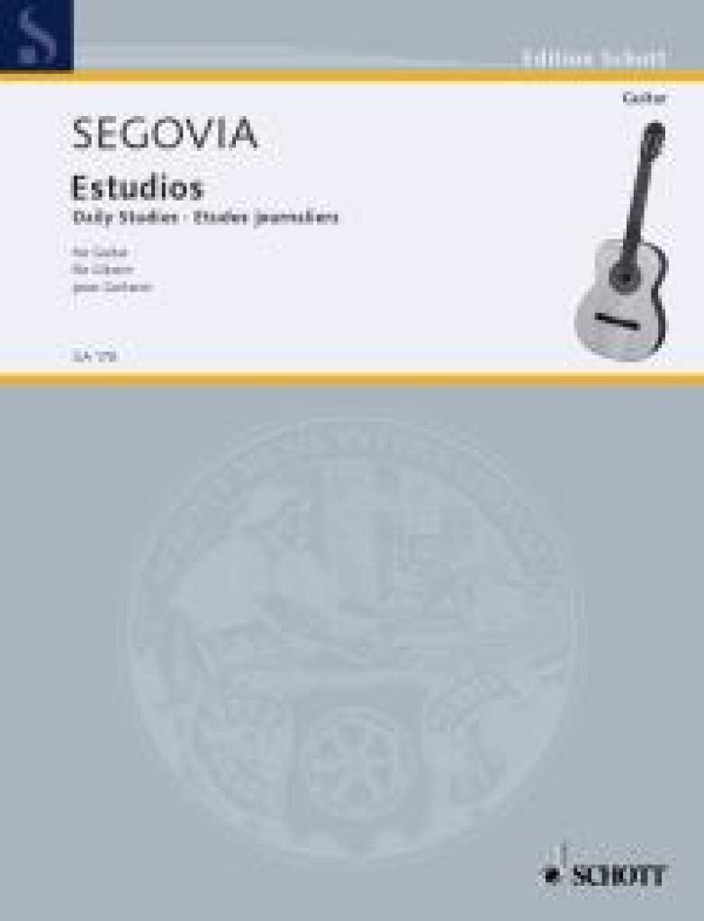 Knjiga ESTUDIOS GIT. GUITARE ANDRES SEGOVIA