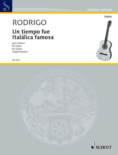 Prasa TIEMPO FUE ITALICA FAMOSA PARA GUITARE JOAQUIN RODRIGO