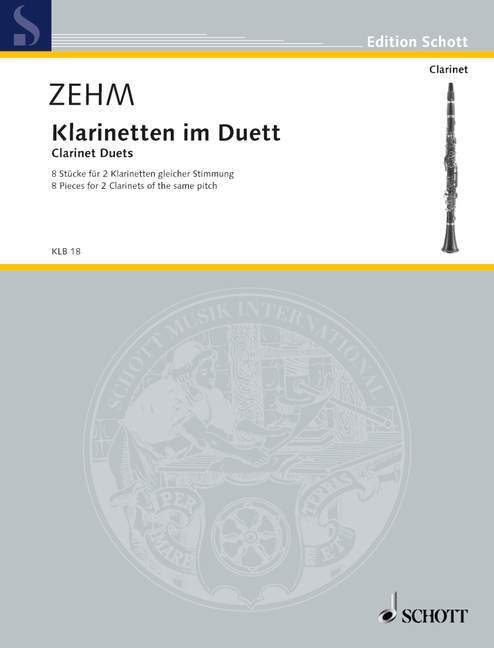 Materiale tipărite CLARINETTEN IM DUETT CLARINETTE FRIEDRICH ZEHM