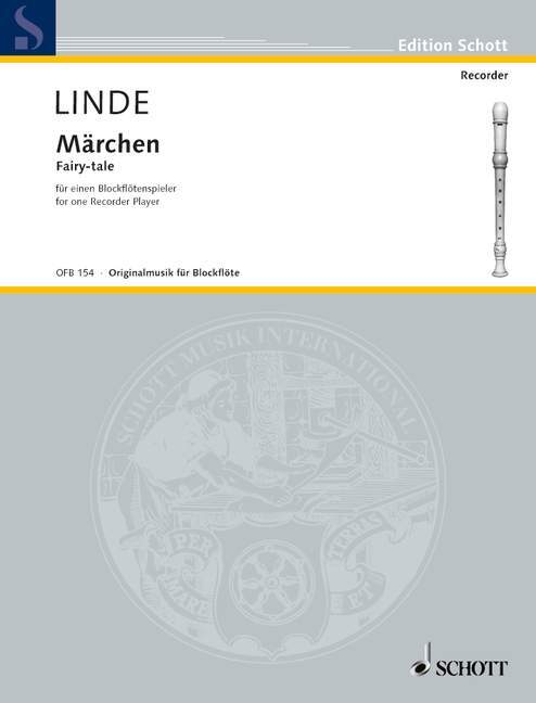 Printed items MARCHEN FLUTE A BEC HANS-MARTIN LINDE