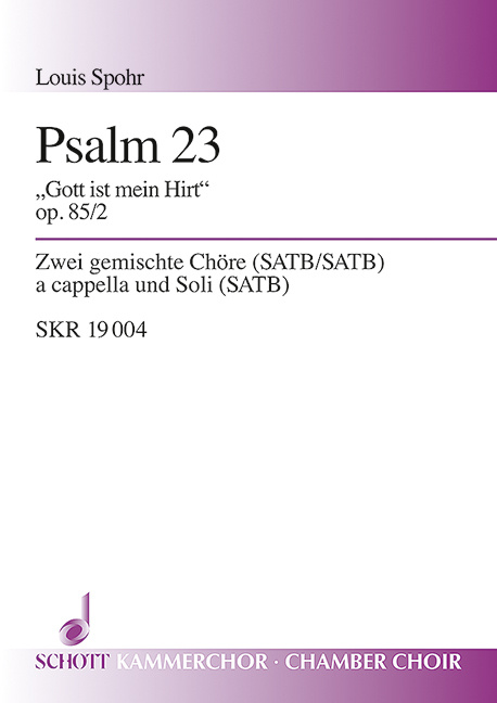 Tiskani izdelki DREI PSALMEN OP. 85 LOUIS SPOHR