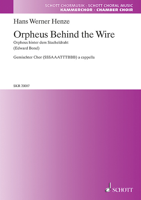 Tiskani izdelki BEHIND THE WIRE HANS WERNER HENZE