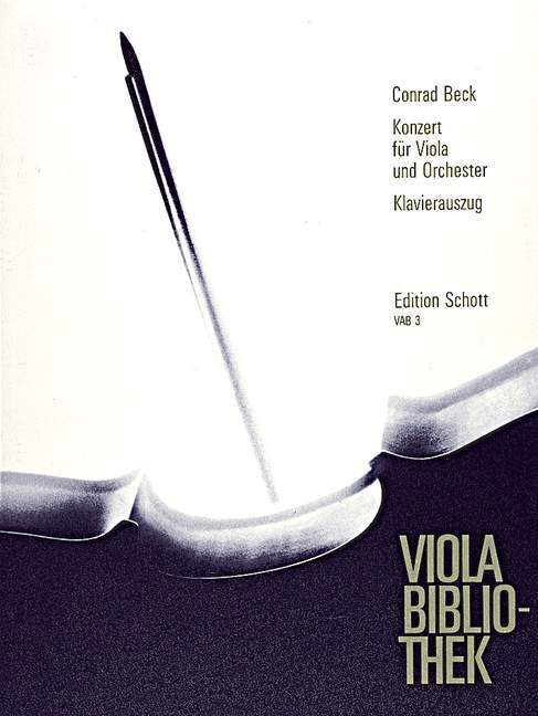 Printed items CONCERTO CONRAD BECK