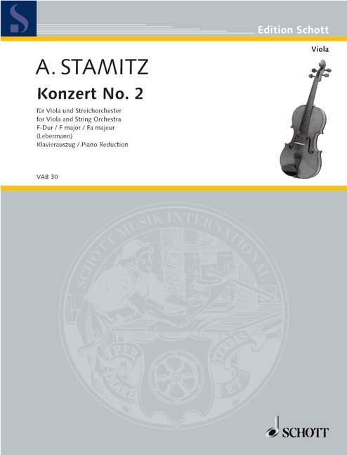 Printed items CONCERTO N. 2 FA ANTON STAMITZ