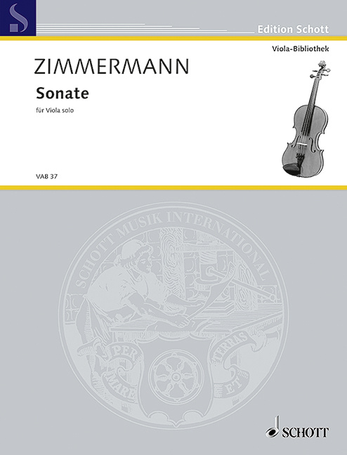 Prasa SONATA ALTO BERND ALOIS ZIMMERMA