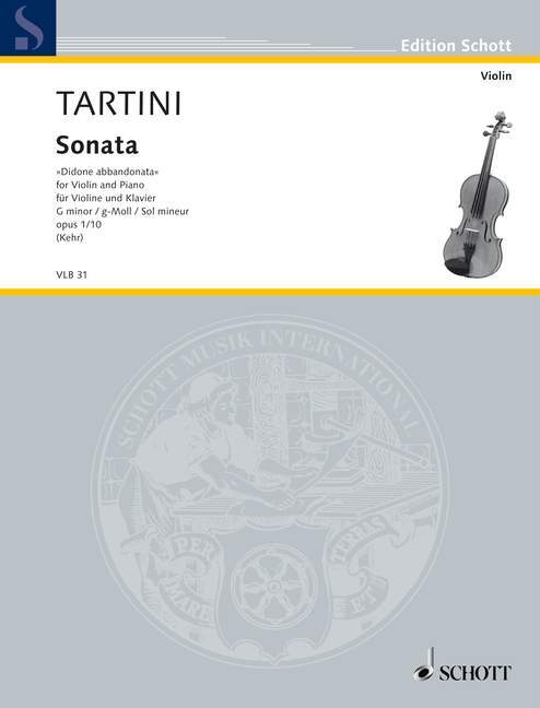 Printed items SONATE G VIOLON GIUSEPPE TARTINI