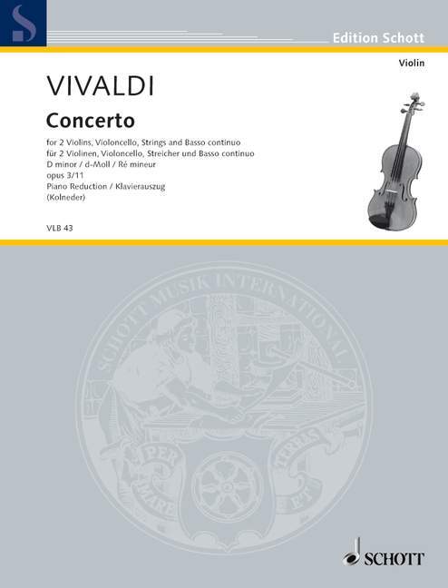 Tiskani izdelki CONCERT 11 D OPUS 3 VIOLON ANTONIO VIVALDI