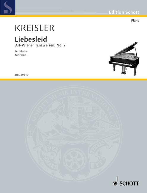 Materiale tipărite LIEBESLEID PIANO FRITZ KREISLER