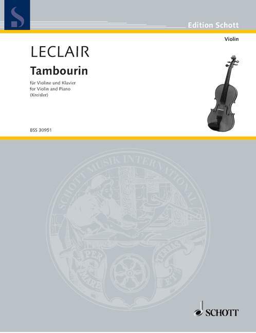 Drucksachen TAMBOURIN VIOLON JEAN-MARIE LECLAIR