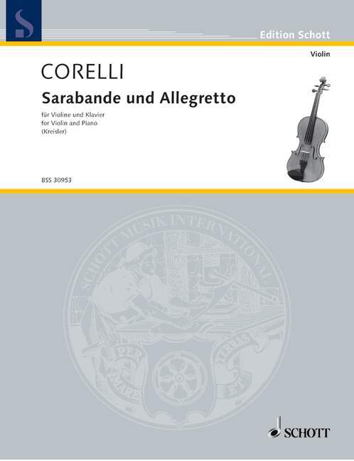 Prasa SARABANDE & ALLEGRETTO VIOLON ARCANGELO CORELLI