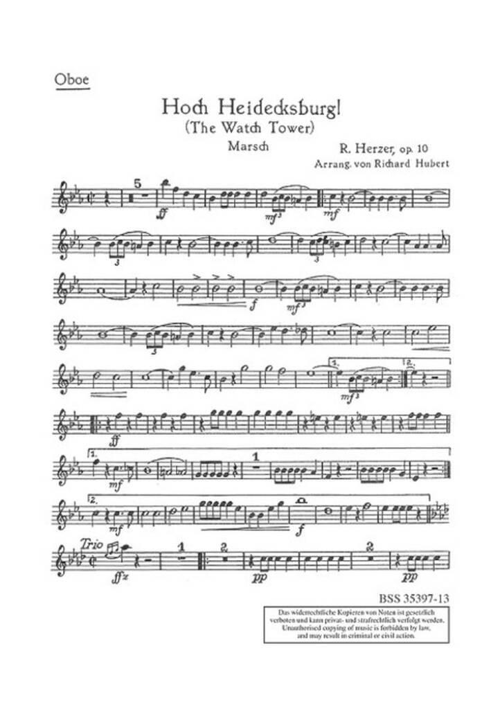 Buch THE WATCH TOWER OP. 10 RUDOLF HERZER