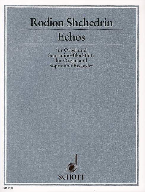 Printed items ECHOS RODION SHCHEDRIN