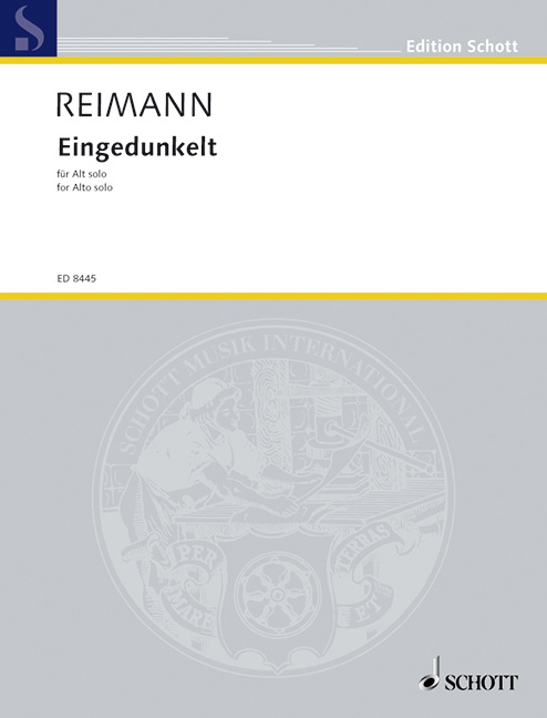 Printed items EINGEDUNKELT ARIBERT REIMANN