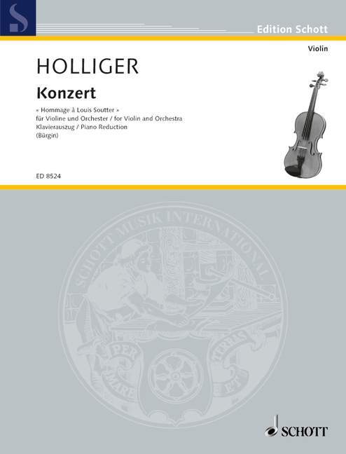 Tiskani izdelki CONCERTO HEINZ HOLLIGER