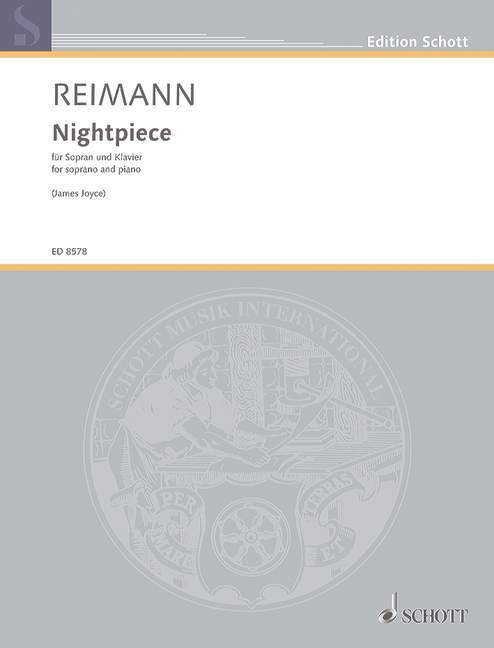 Printed items NIGHTPIECE CHANT ARIBERT REIMANN