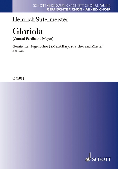 Tiskani izdelki GLORIOLA HEINRICH SUTERMEISTE