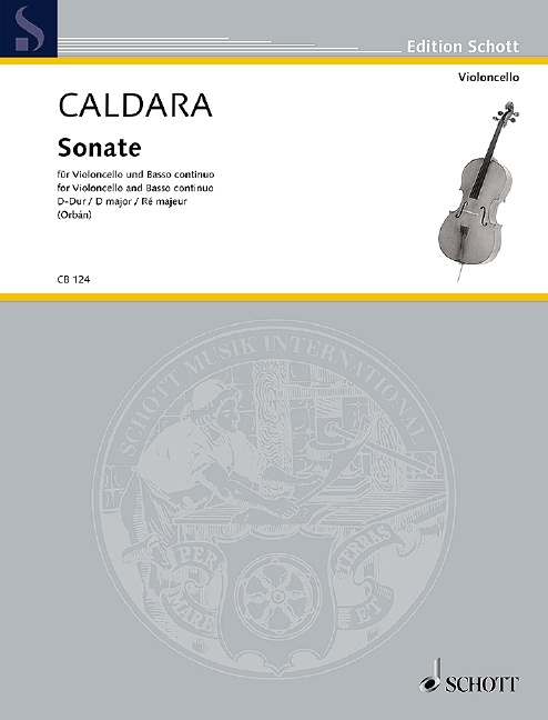 Tiskovina SONATA D MAJOR ANTONIO CALDARA