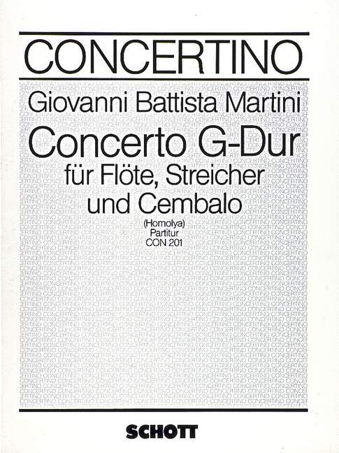 Drukwerk CONCERTO G MAJOR GIOVANNI BATTISTA MA