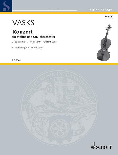 Printed items CONCERTO PETERIS VASKS