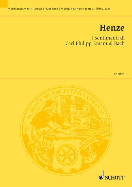 Tiskani izdelki I SENTIMENTI DI CARL PHILIPP EMANUEL BACH CARL PHILIPP EMANUEL