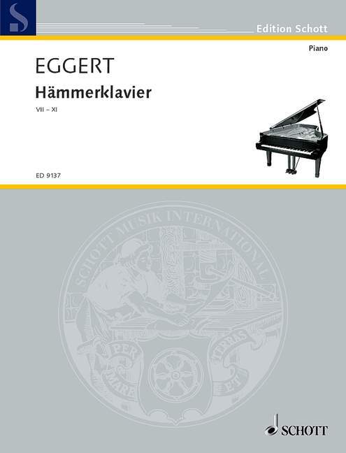 Drukwerk HAMMERKLAVIER PIANO MORITZ EGGERT