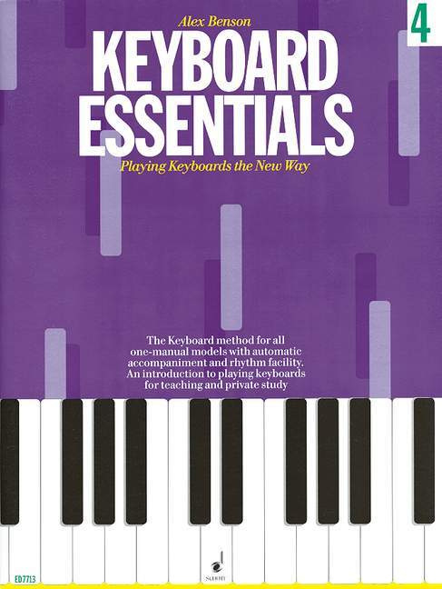 Printed items KEYBOARD ESSENTIALS VOL. 4 CLAVIER ALEX BENSON