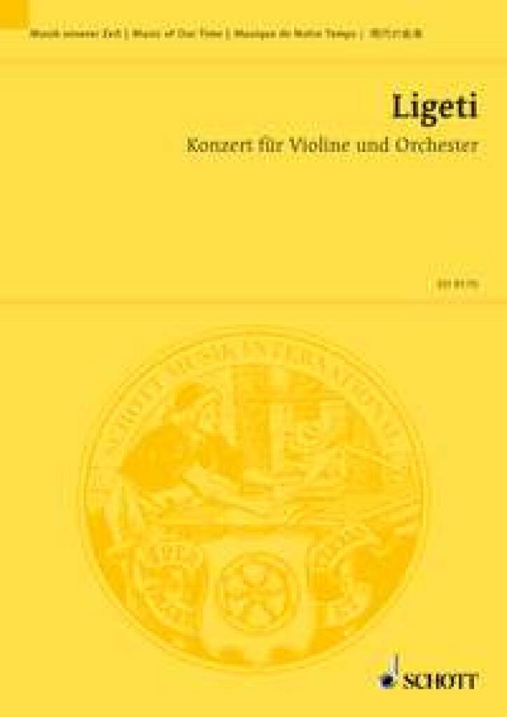 Book CONCERTO GYORGY LIGETI