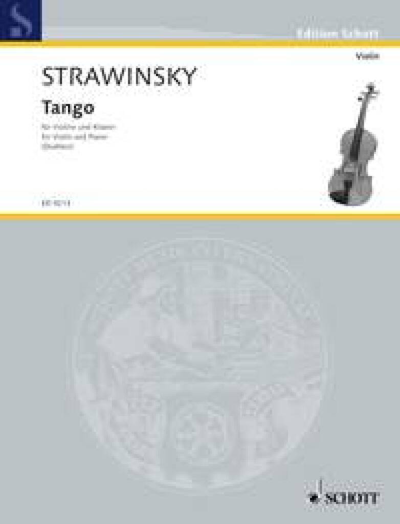 Kniha TANGO VIOLON IGOR STRAVINSKY
