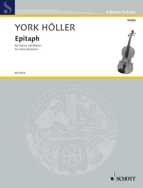 Printed items EPITAPH VIOLON YORK HOELLER