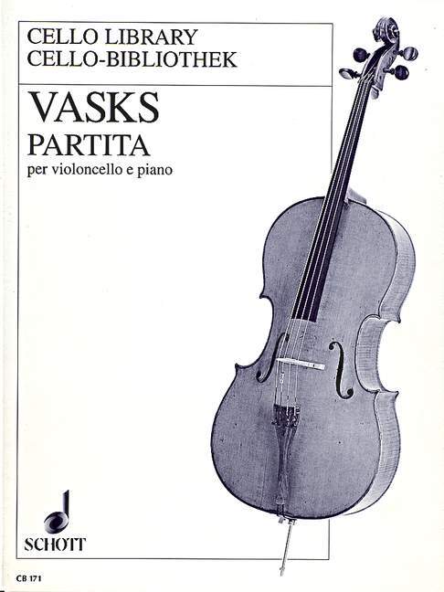 Tiskani izdelki PARTITA VIOLONCELLE PETERIS VASKS