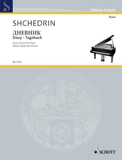 Printed items DIARY PIANO RODION SHCHEDRIN