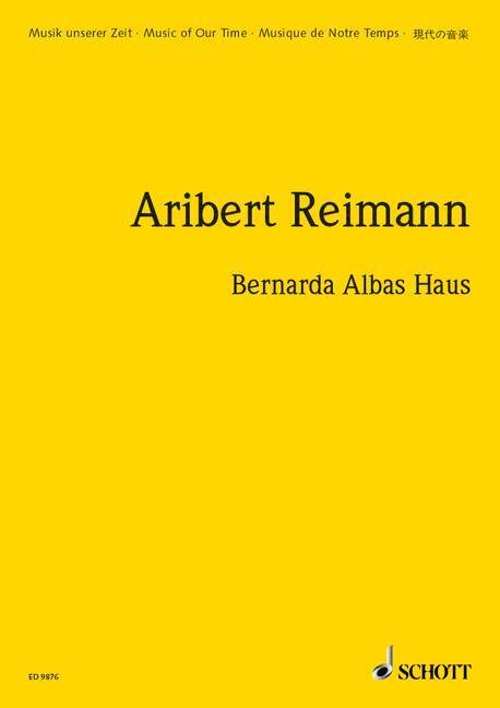 Printed items BERNARDA ALBAS HAUS ARIBERT REIMANN