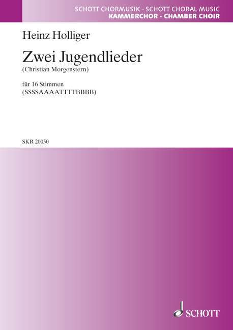 Tiskani izdelki 2 JUGENDLIEDER HEINZ HOLLIGER