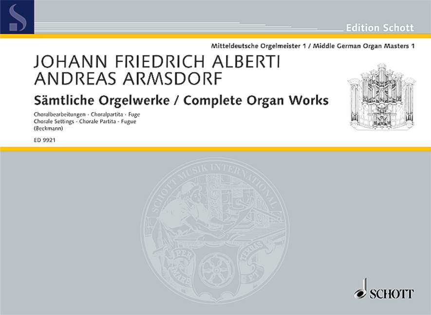 Tiskanica COMPLETE ORGAN WORKS ORGUE JOHANN FRIEDRICH ALB