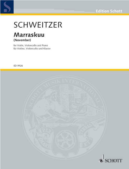 Printed items MARRASKUU BENJAMIN SCHWEITZER