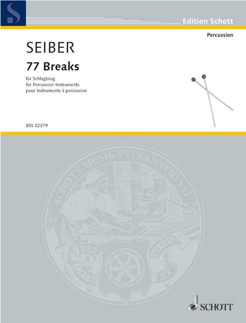 Printed items 77 BREAKS PERCUSSIONS MATYAS SEIBER