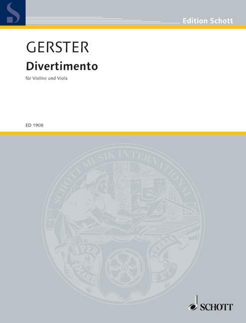 Drukwerk DIVERTIMENTO OTTMAR GERSTER