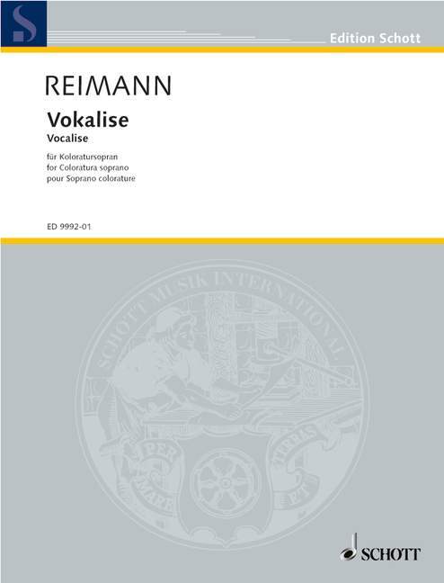 Printed items VOCALISE ARIBERT REIMANN