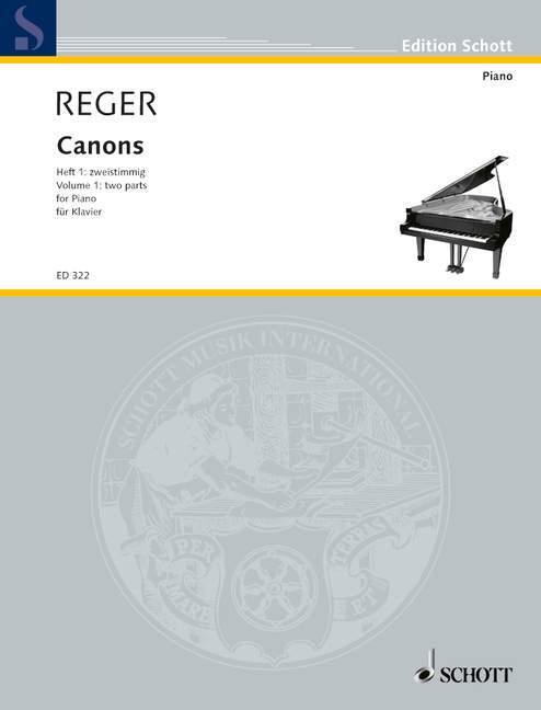 Materiale tipărite CANONS DURCH ALLE DUR- UND MOLL-TONARTEN HEFT 2 PIANO MAX REGER