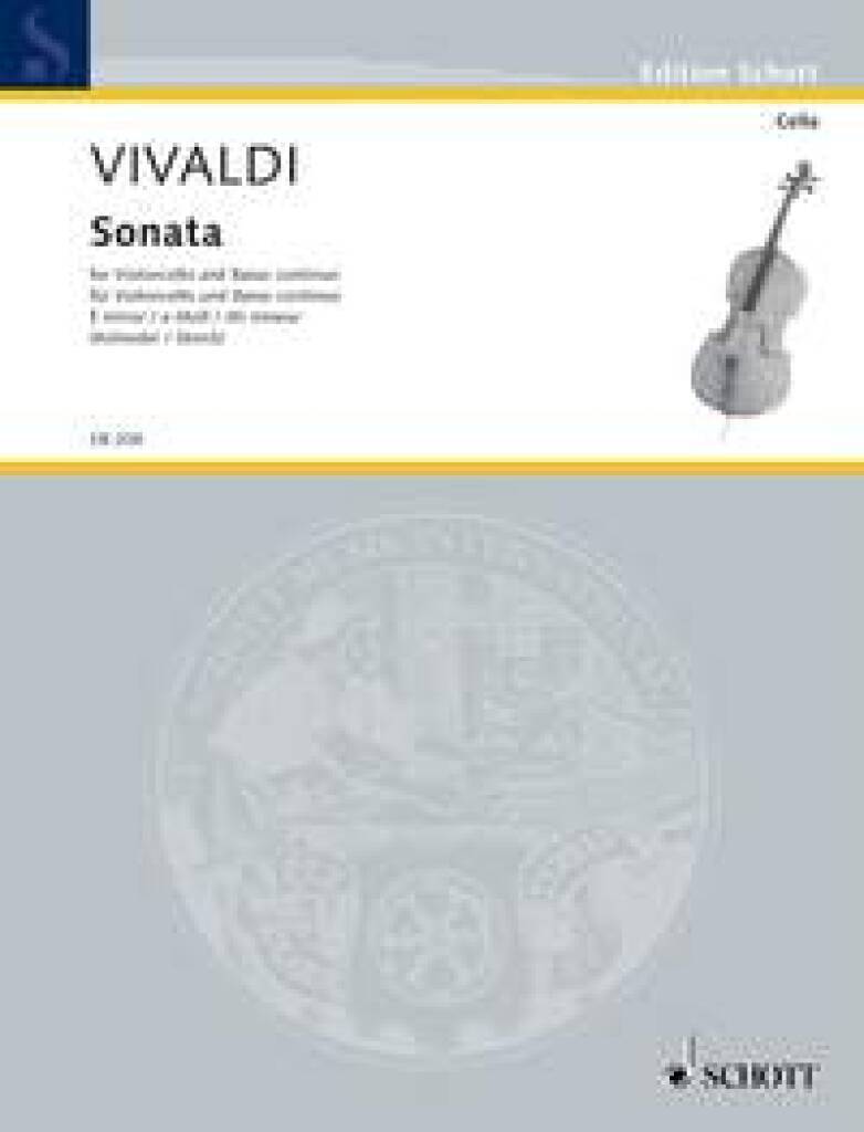 Knjiga SONATA E MINOR ANTONIO VIVALDI