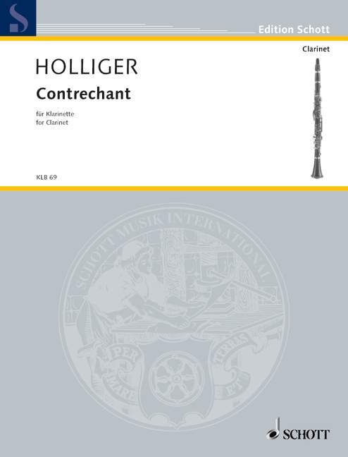 Tiskani izdelki CONTRECHANT CLARINETTE HEINZ HOLLIGER