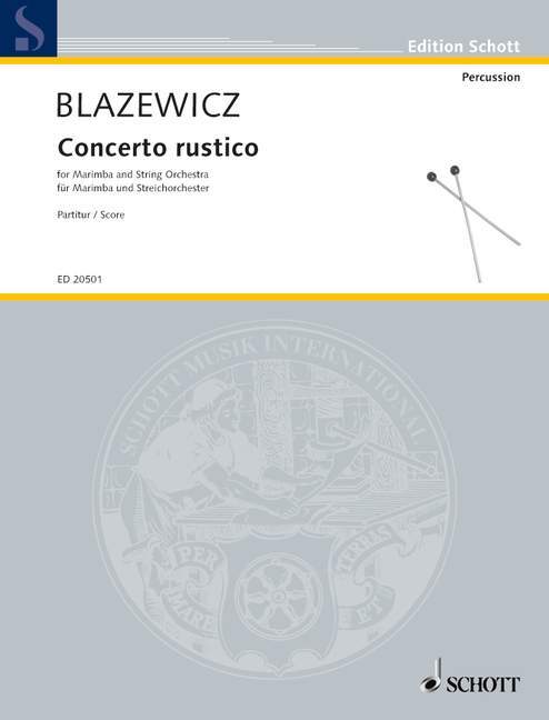 Drukwerk CONCERTO RUSTICO MARCIN BLAZEWICZ