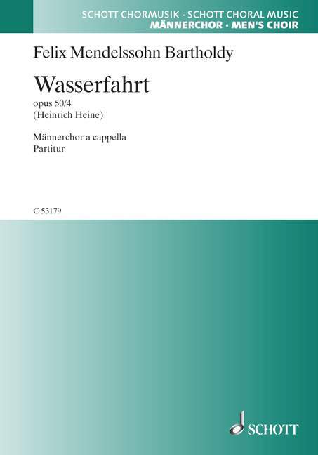 Materiale tipărite WASSERFAHRT OP. 50/4 FELIX MENDELSSOHN BA