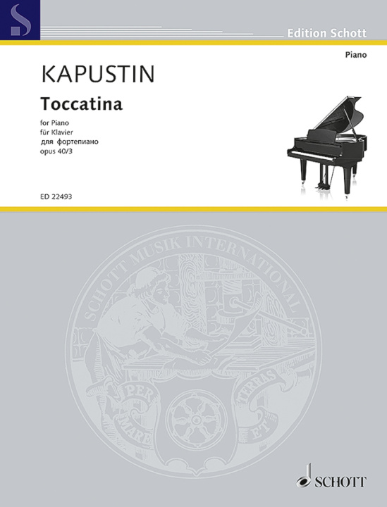 Nyomtatványok TOCCATINA OP. 40/3 PIANO NIKOLAI KAPUSTIN