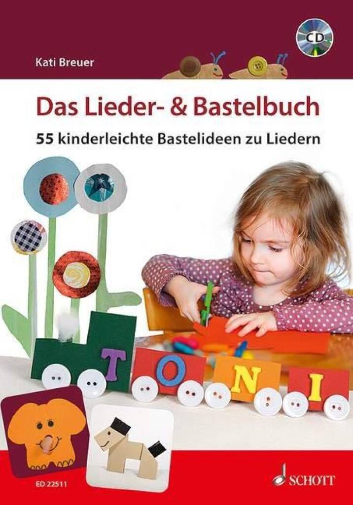 Knjiga DAS LIEDER- & BASTELBUCH  +CD KATI BREUER